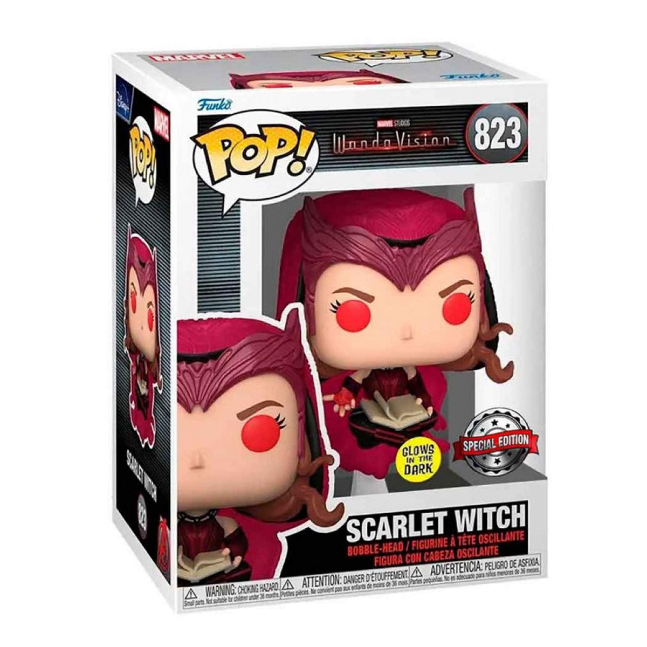 WandaVision Scarlet Witch Glow In The Dark Funko Pop! Vinyl Figure